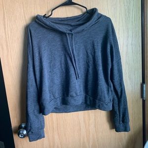 Grey Cropped Longsleeve